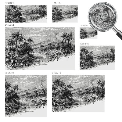 Tapet væg Eksotisk panorama