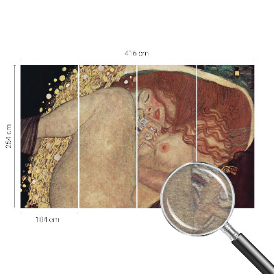 Fotovæg soveværelse Sensuel handling