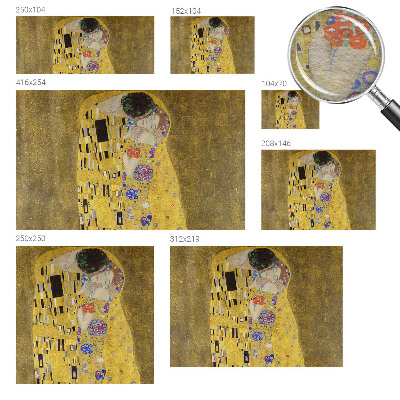 Fototapet på mål Art Nouveau-par