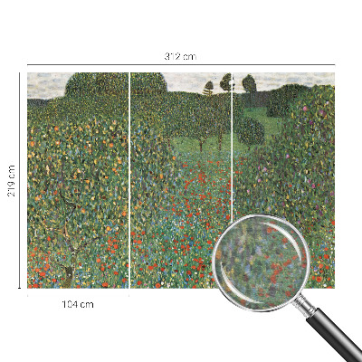 Modern fototapet Blomstereng