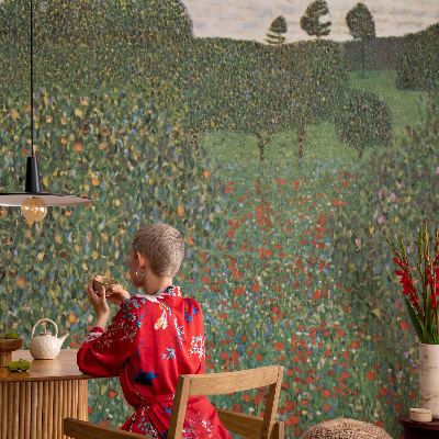 Modern fototapet Blomstereng