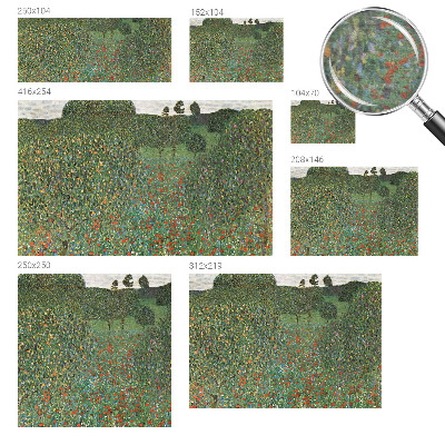 Modern fototapet Blomstereng