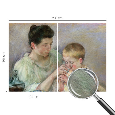 Høj kvalitet fototapet Forældreomsorg