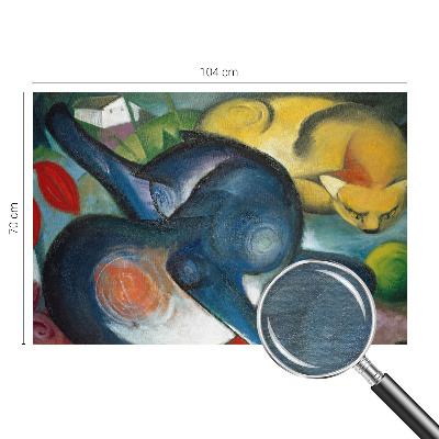 Stor fototapet Kattekunst