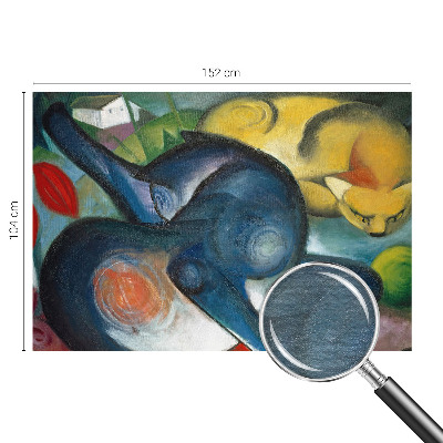 Stor fototapet Kattekunst