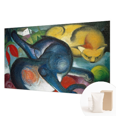 Stor fototapet Kattekunst