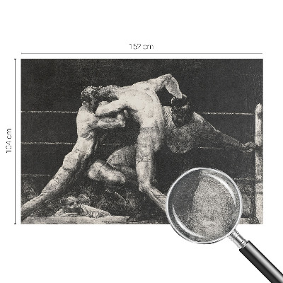 3D fototapet Boksernes duel