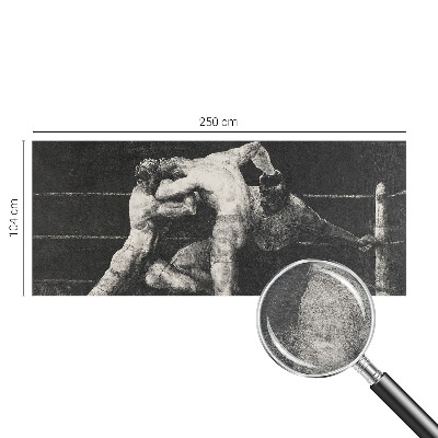 3D fototapet Boksernes duel