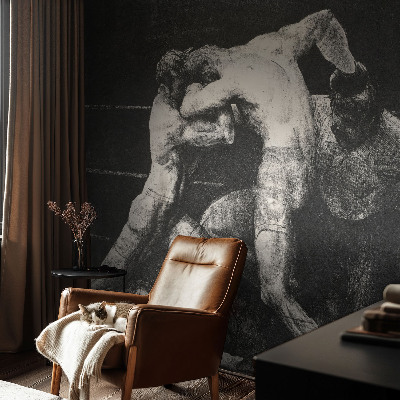 3D fototapet Boksernes duel