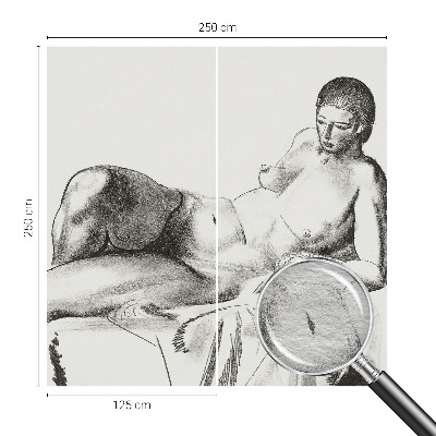 Foto tapet Kunstnerisk nøgen