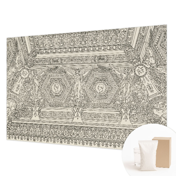 Non-woven fototapet med klassisk ornament