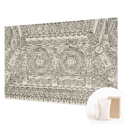 Non-woven fototapet med klassisk ornament