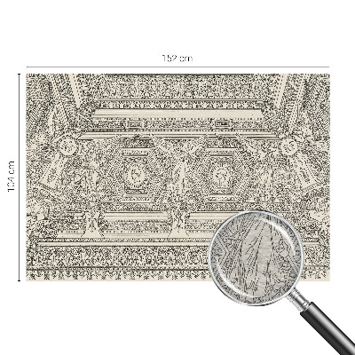 Non-woven fototapet med klassisk ornament