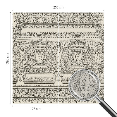 Non-woven fototapet med klassisk ornament
