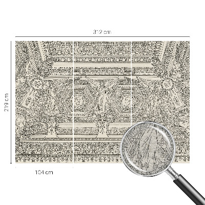 Non-woven fototapet Klassisk ornament
