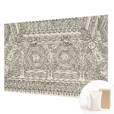 Non-woven fototapet med klassisk ornament