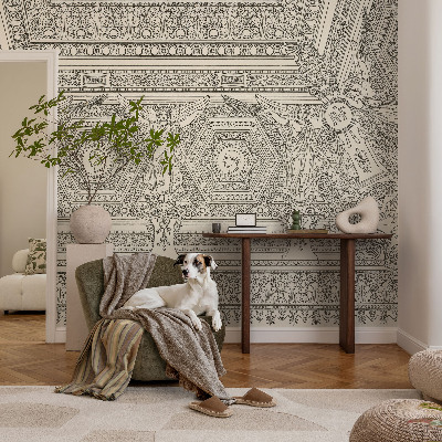 Non-woven fototapet med klassisk ornament