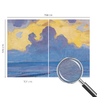 Fototapet soveværelse Skylandskab