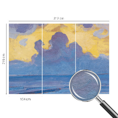 Fototapet soveværelse Skylandskab