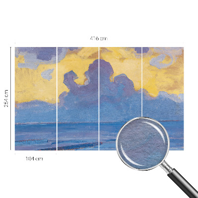 Fototapet soveværelse Skylandskab