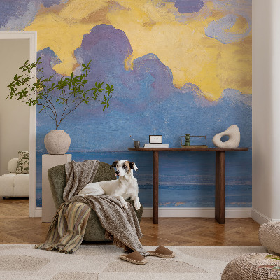 Fototapet soveværelse Skylandskab