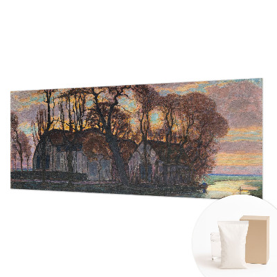 Fototapet stue Aftenlandskab