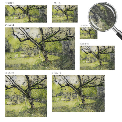 Fototapet børneværelse Forårsparken