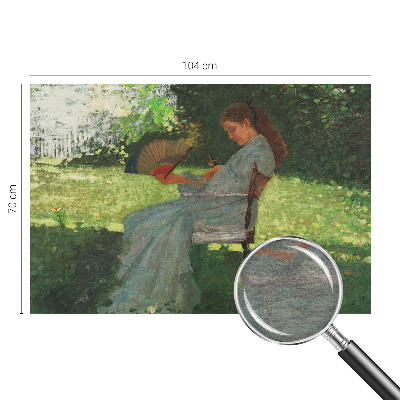 Fotovæg stue Sommerharmoni