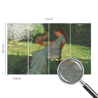 Fotovæg stue Sommerharmoni