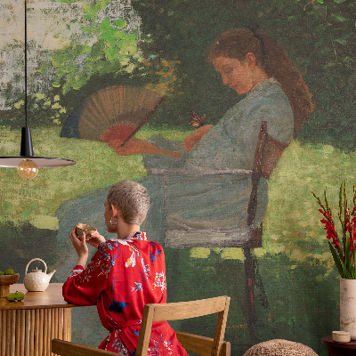 Fotovæg stue Sommerharmoni