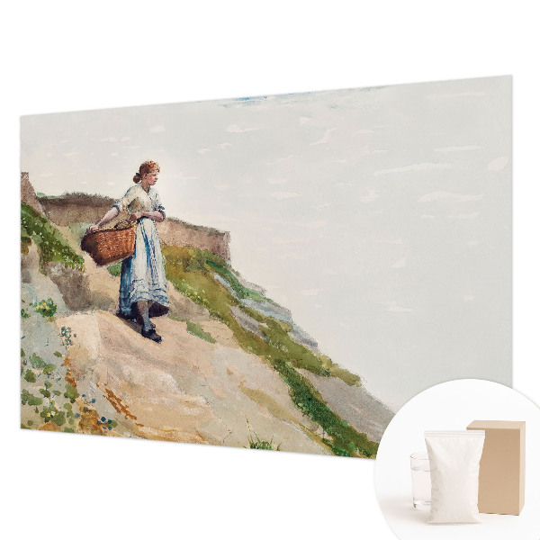 Fotovæg soveværelse Kvindeligt landskab