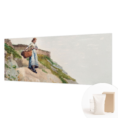 Fotovæg soveværelse Kvindeligt landskab