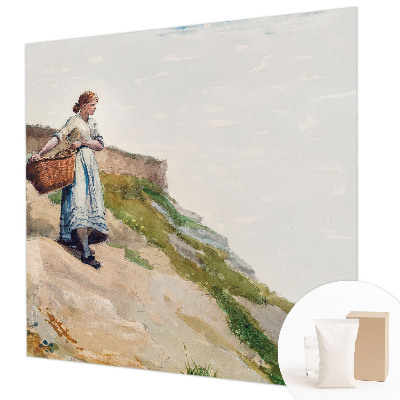 Fotovæg soveværelse Kvindeligt landskab