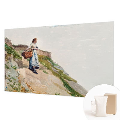 Fotovæg soveværelse Kvindeligt landskab