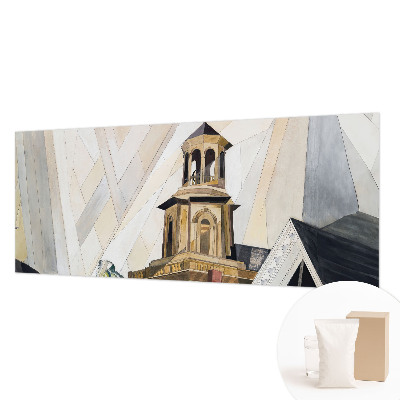 Modern fototapet med et arkitektonisk tårnmotiv