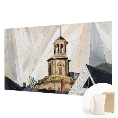 Modern fototapet med et arkitektonisk tårnmotiv
