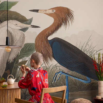 Fototapet Fugle i planter