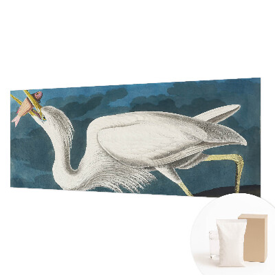 Tapet væg Fugl med fisk