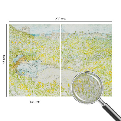 Fototapet stue Forårsafslapning