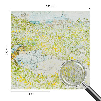 Fototapet stue Forårsafslapning