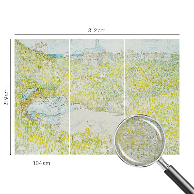 Fototapet stue Forårsafslapning