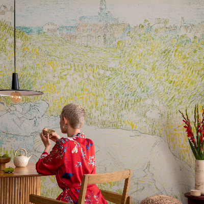 Fototapet stue Forårsafslapning