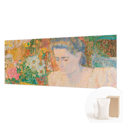 Væg tapet Blomsterportræt