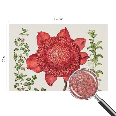 Fototapet børneværelse med blomsteragtigt motiv