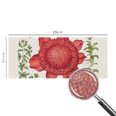Fototapet børneværelse med blomsteragtigt motiv