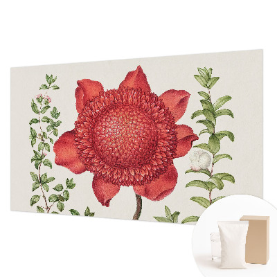 Fototapet børneværelse med blomsteragtigt motiv