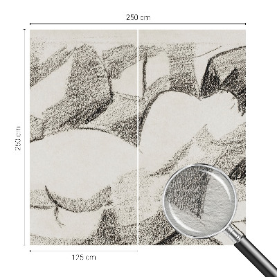 Tapet væg En løgnagtig figur