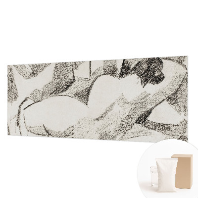 Tapet væg En løgnagtig figur