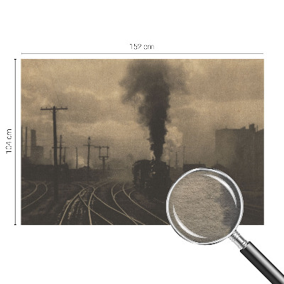 Fotovæg stue Industrilandskab