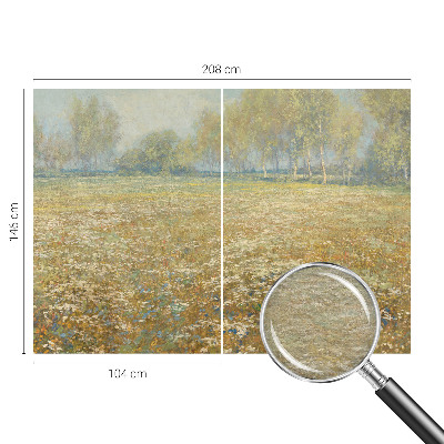 Fototapet til børn Blomstrende felt